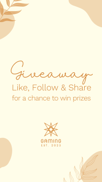 Blooming Giveaway Instagram Reel Image Preview