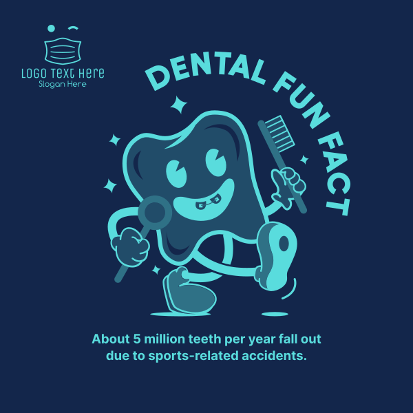 Tooth Fact Instagram Post Design Image Preview