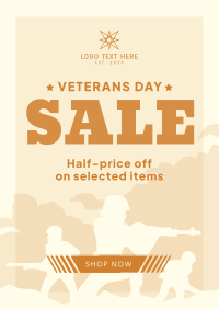 Remembering Veterans Sale Poster Image Preview