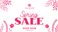 Floral Spring Sale Video Image Preview