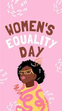 Afro Women Equality TikTok Video Design