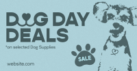 Dog Supplies Sale Facebook Ad Design