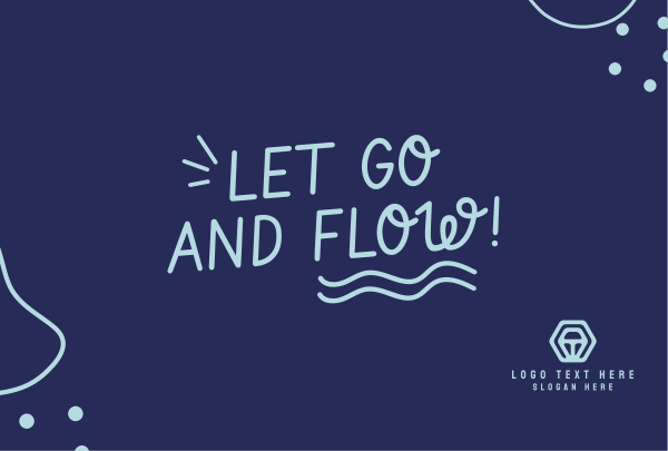 Go and Flow Pinterest Cover Design Image Preview