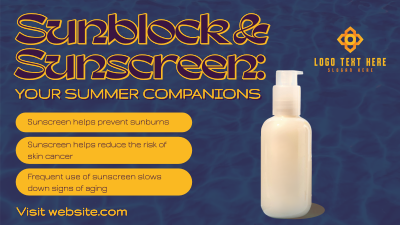 Sunscreen Beach Companion Facebook event cover Image Preview