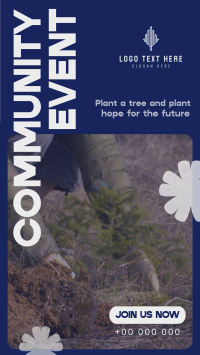 Trees Planting Volunteer Instagram reel Image Preview
