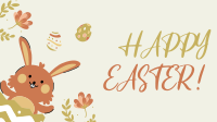Cute Bunny Easter YouTube Video Design