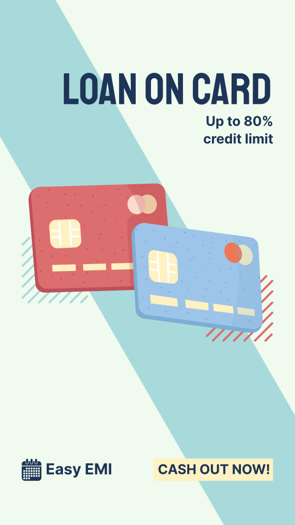 Credit Card Loan Instagram Story Design Image Preview