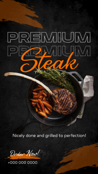 Premium Steak Order YouTube short Image Preview