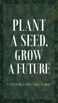 Plant Seed Grow Future Earth YouTube short Image Preview