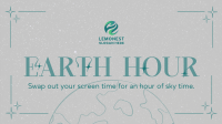 Earth Hour Sky Facebook Event Cover Design