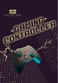 Sleek Gaming Controller Flyer Image Preview
