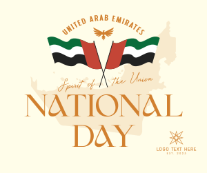 Simple UAE Day Facebook post Image Preview