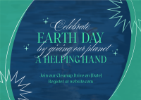 Mother Earth Cleanup Drive Postcard Image Preview