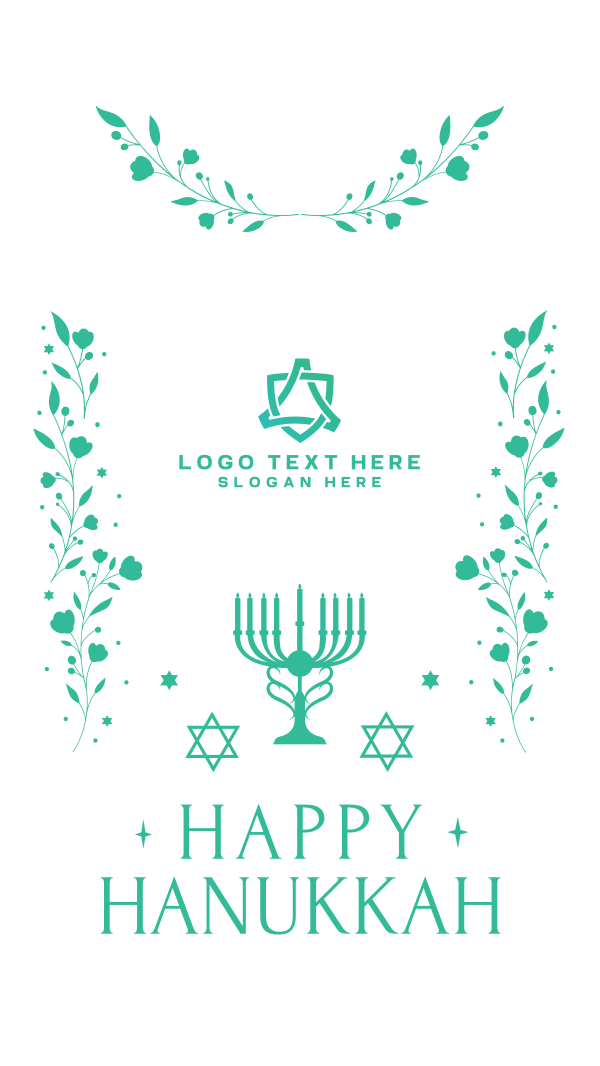 Hanukkah Festival of Lights Instagram Story Design Image Preview