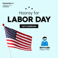 Happy Labor Day Instagram post Image Preview