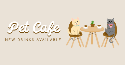 Pet Cafe Free Drink Facebook ad Image Preview