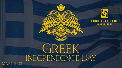 Traditional Greek Independence Day Facebook event cover Image Preview