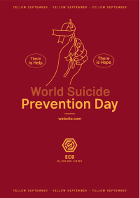 Suicide Prevention Flag Flyer Image Preview