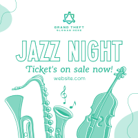 Modern Jazz Night Instagram post Image Preview