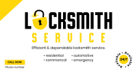 24/7 Locksmith  Facebook Ad Design