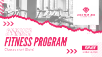 Ripped Off Summer Fitness Facebook Event Cover Design