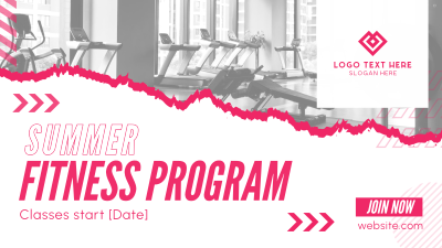Ripped Off Summer Fitness Facebook event cover Image Preview