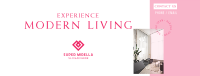 Simple Modern Living Facebook cover Image Preview