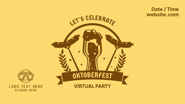 Celebrate Oktoberfest Facebook Event Cover Design Image Preview