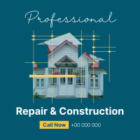 Repair and Construction Instagram post Image Preview