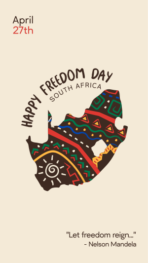 South African Freedom Day Instagram story Image Preview