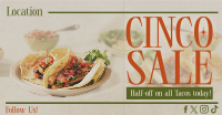 Cinco De Mayo Food Promo Facebook Ad Design