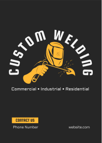 Custom Welding Works Flyer Design