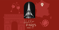 Paris Holiday Travel  Facebook Ad Design