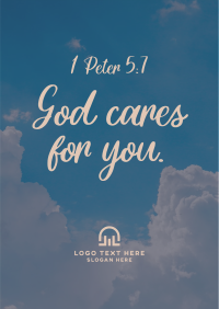 God Cares Poster Design