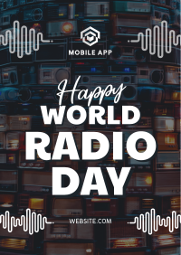 Celebrate World Radio Day Poster Image Preview