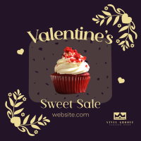 Valentines Cupcake Sale Instagram post Image Preview
