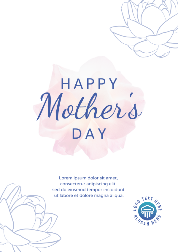 Mothers Day Flower Poster Design Image Preview
