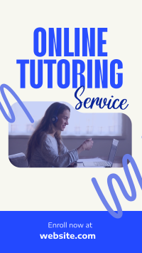 Online Tutoring Service YouTube short Image Preview