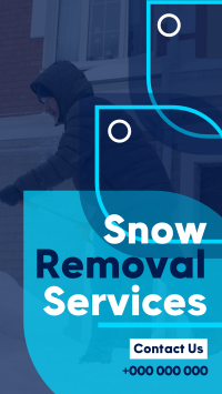 Simple Snow Removal YouTube Short Design