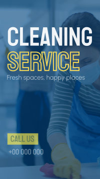 Commercial Office Cleaning Service Instagram Story Design