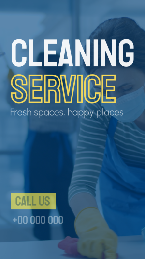 Commercial Office Cleaning Service Instagram story Image Preview