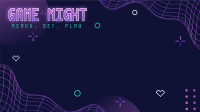 Futuristic Game Night Zoom Background Image Preview