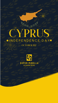 Cyrpus Independence Facebook story Image Preview