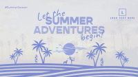 Retro Summer Silhouette Animation Image Preview