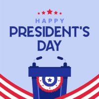 Presidents Day Event Instagram Post Design