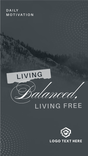 Living Balanced & Free Facebook Story Image Preview