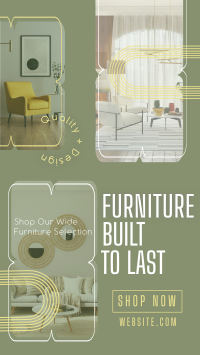 Shop Furniture Selection Instagram Story Design