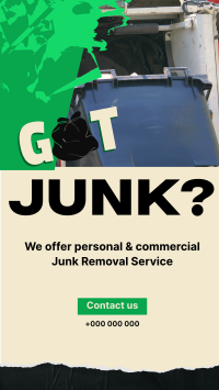 Junk Removal Service Instagram reel Image Preview