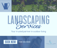 Landscape Garden Service Facebook Post Design
