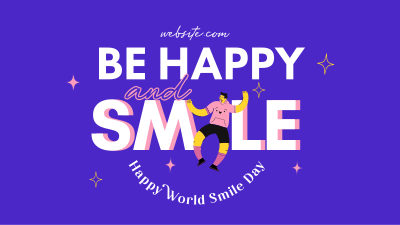 Be Happy And Smile Facebook event cover Image Preview